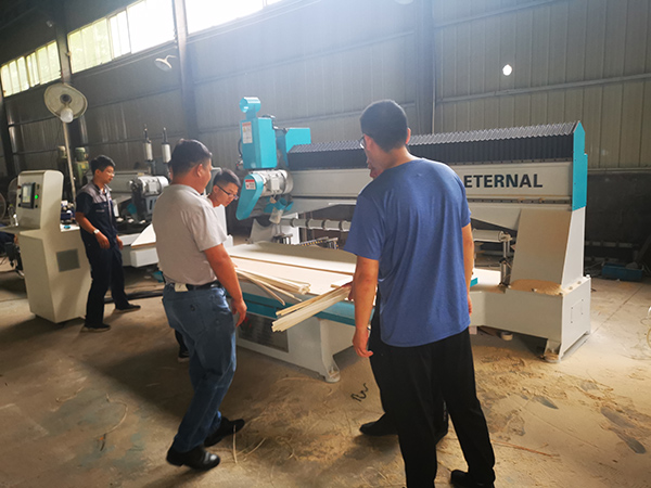 客戶試機現場-濱州客戶工廠